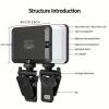 Selfie Light - USB-Rechargeable LED Phone Light - Portable Photo Light with 97+ CRI, Up to 6500K Color Temperature Phone Light for Selfie, Zoom Confer